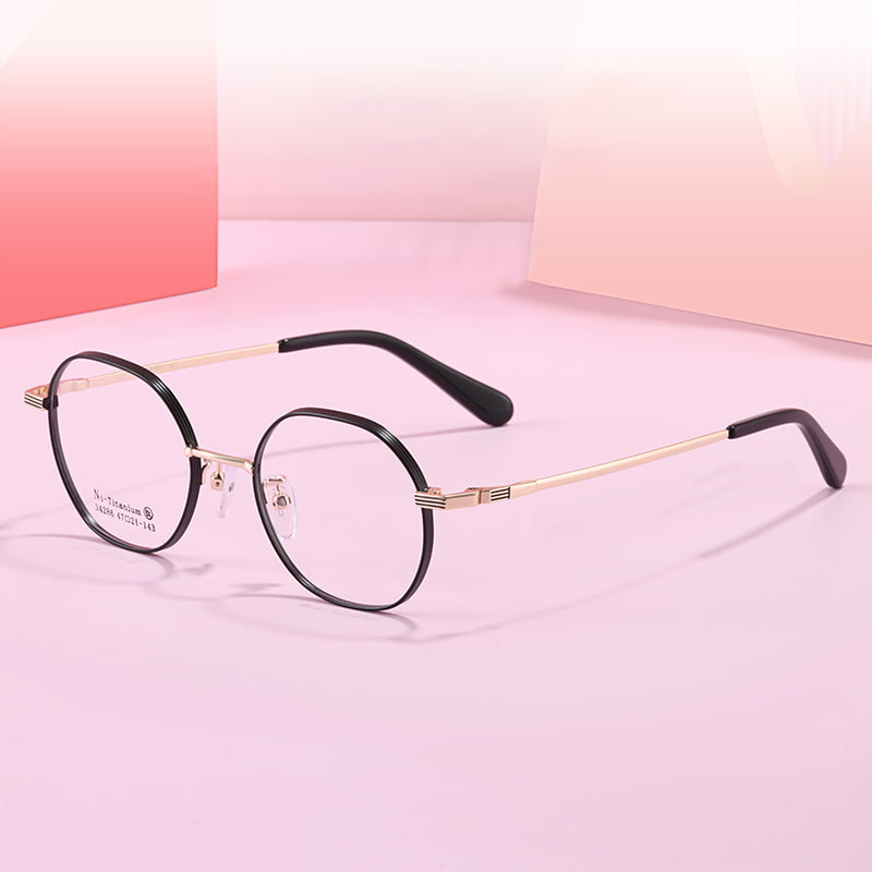 34286 Uformelle polygonal legeringsbriller