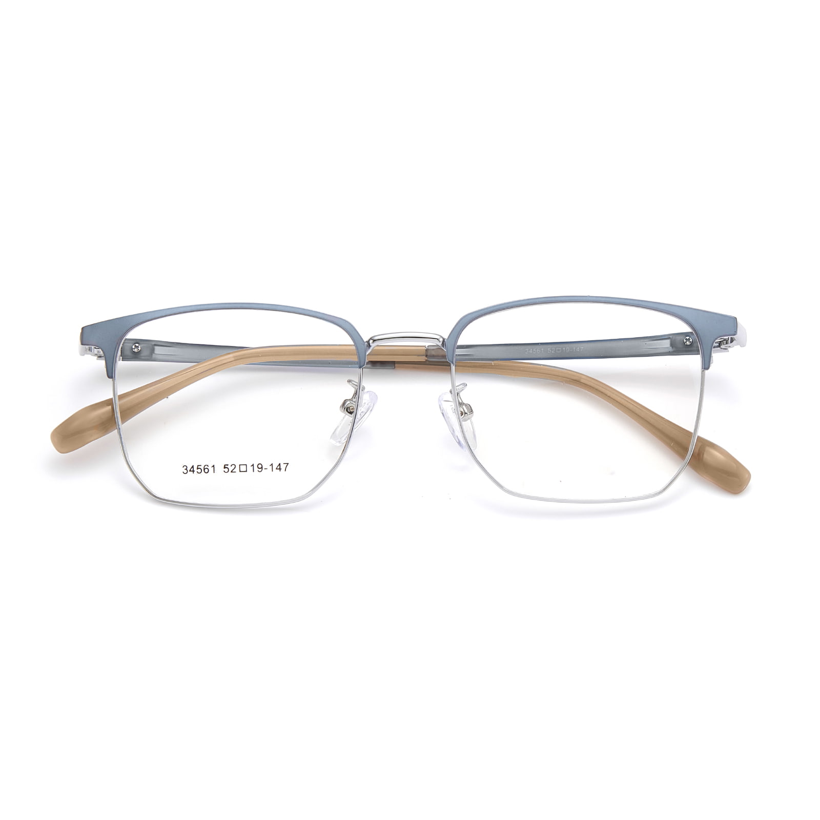 34561 Business Gentleman Silikon Temple Alloy Briller