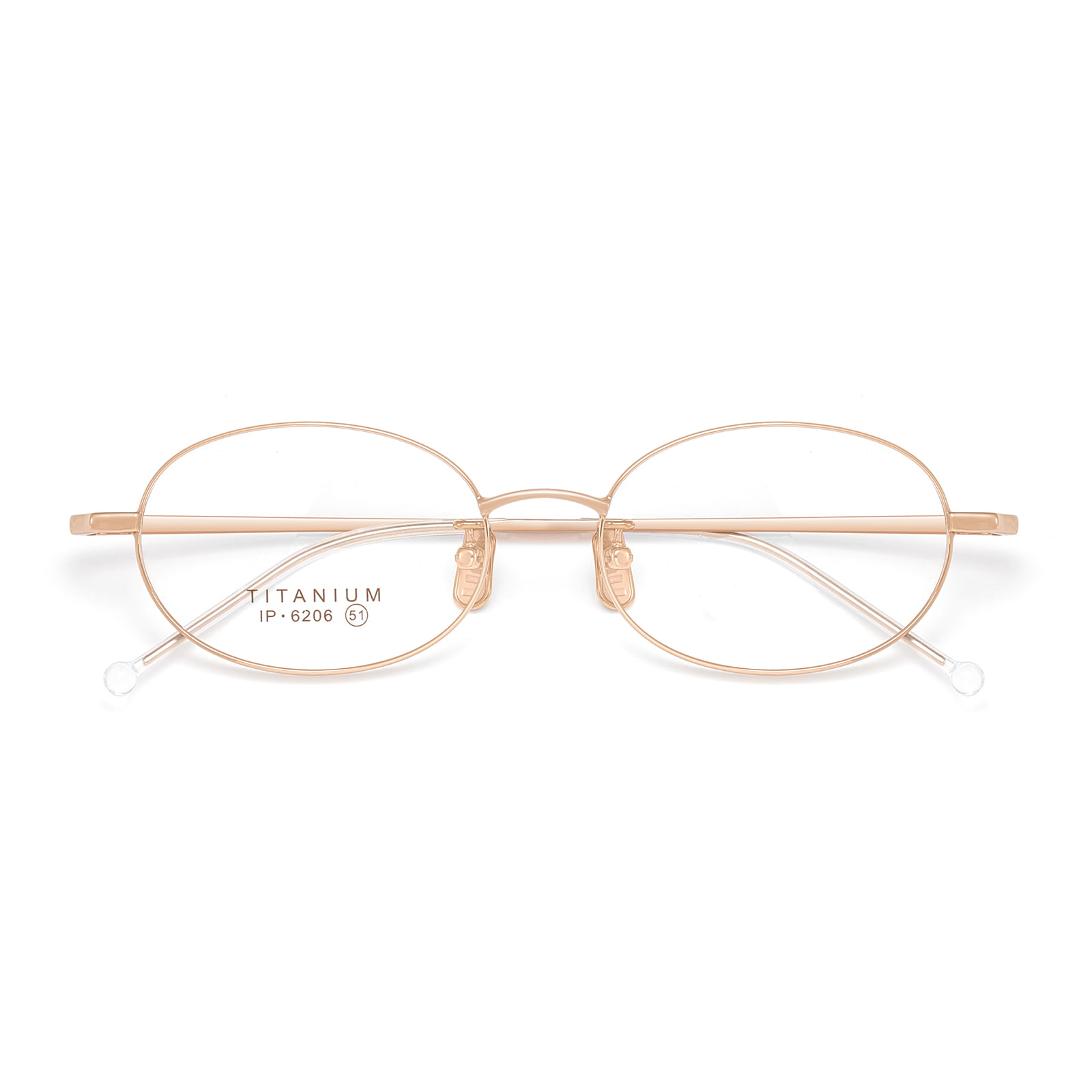 6206 Myk buet utover ekspansjon Pure Titanium briller