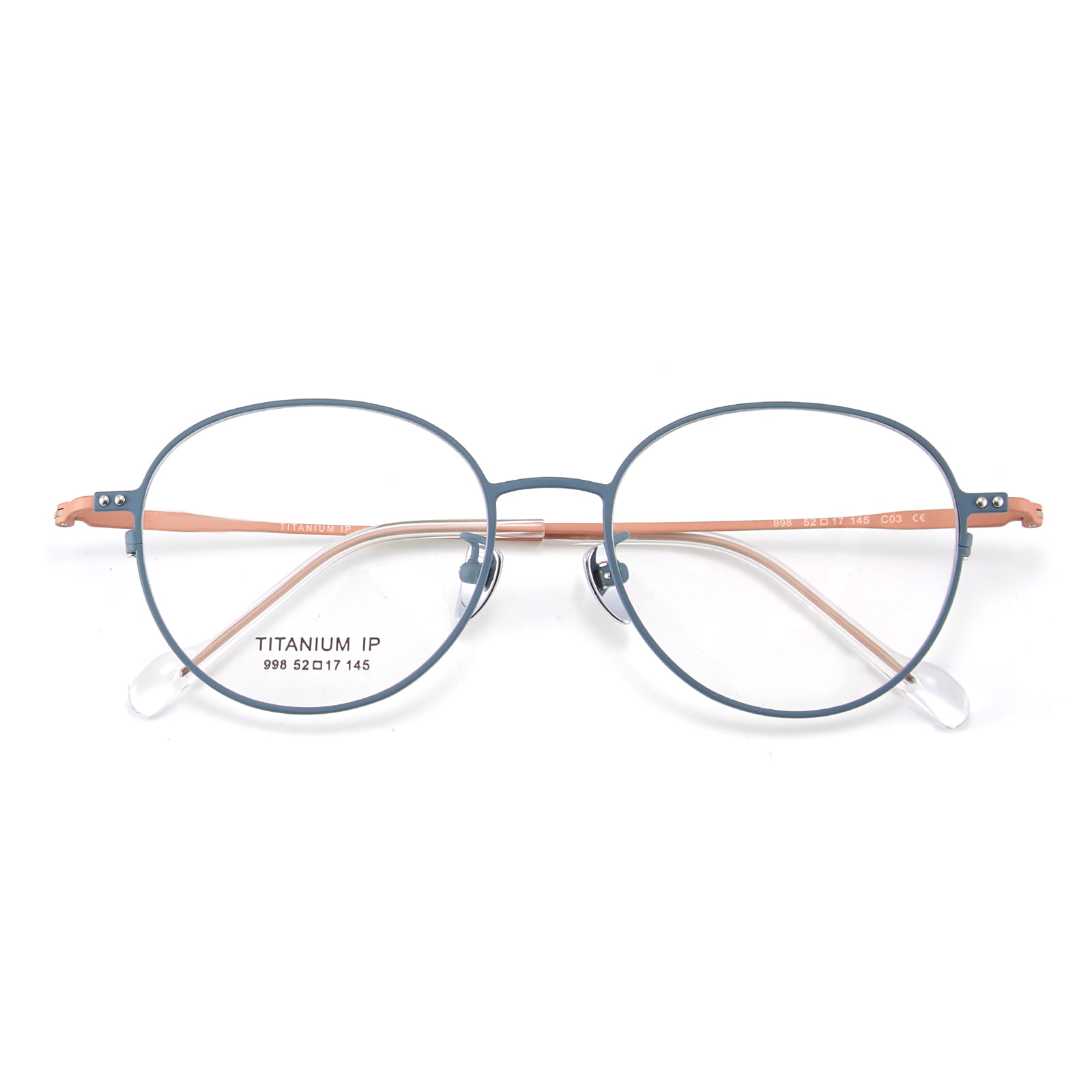 998 Ultra-tynn ramme Krystallplate fotdeksel Pure Titanium Glass