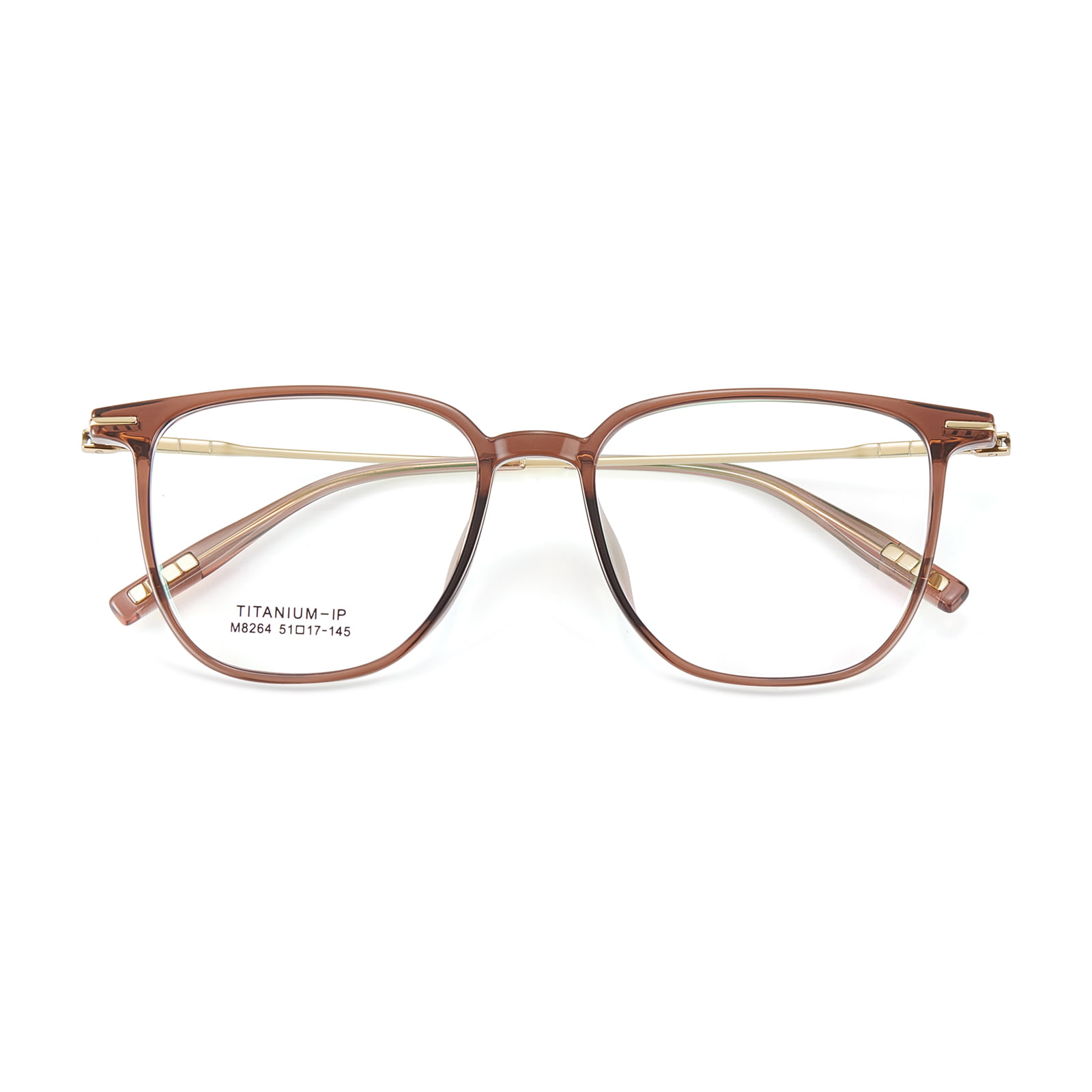 M8264 lette og slitesterke bambus β titanbrille