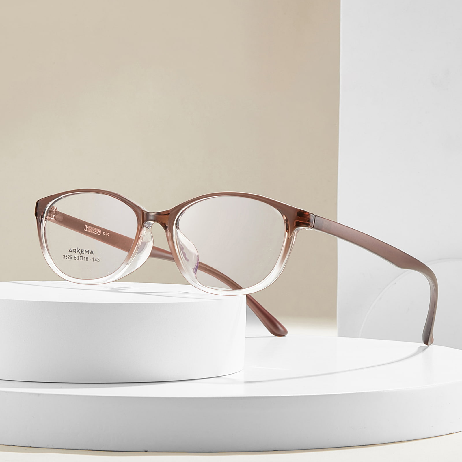 3526 Cat-Eye innfatning passer til TR90-briller