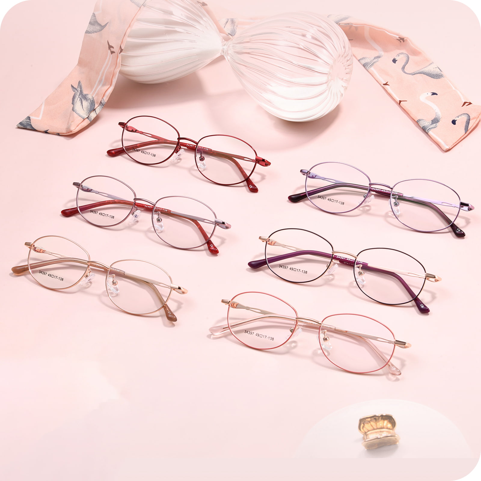 34397 Everyday Oval Full Frame Alloy Briller