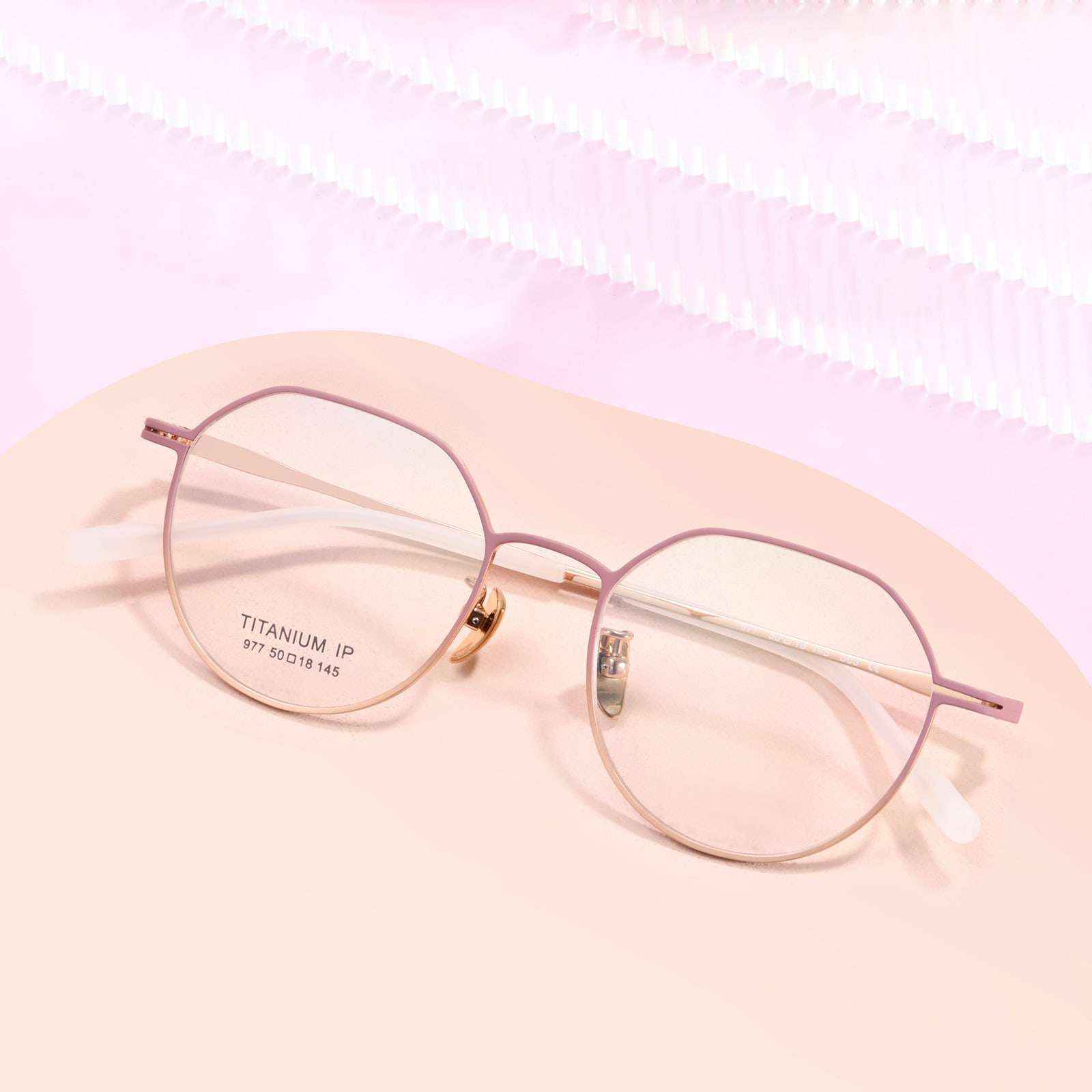 977 Gradient Non-Weld Spot Non-Oxidized Pure Titanium Glass