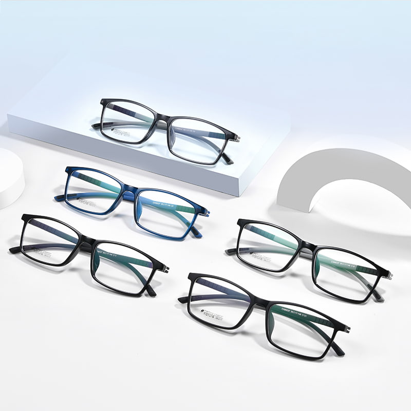 66037 Lese-fleksible silikon TR90-briller