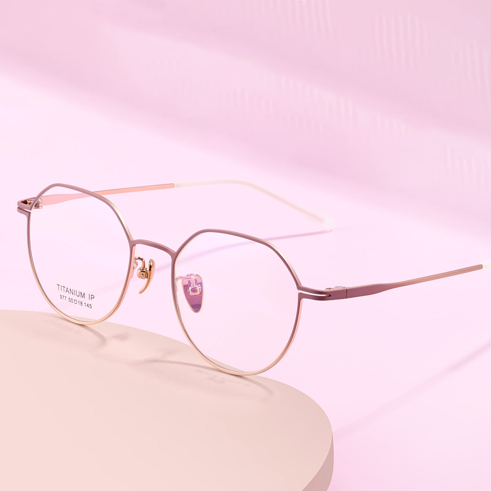 977 Gradient Non-Weld Spot Non-Oxidized Pure Titanium Glass