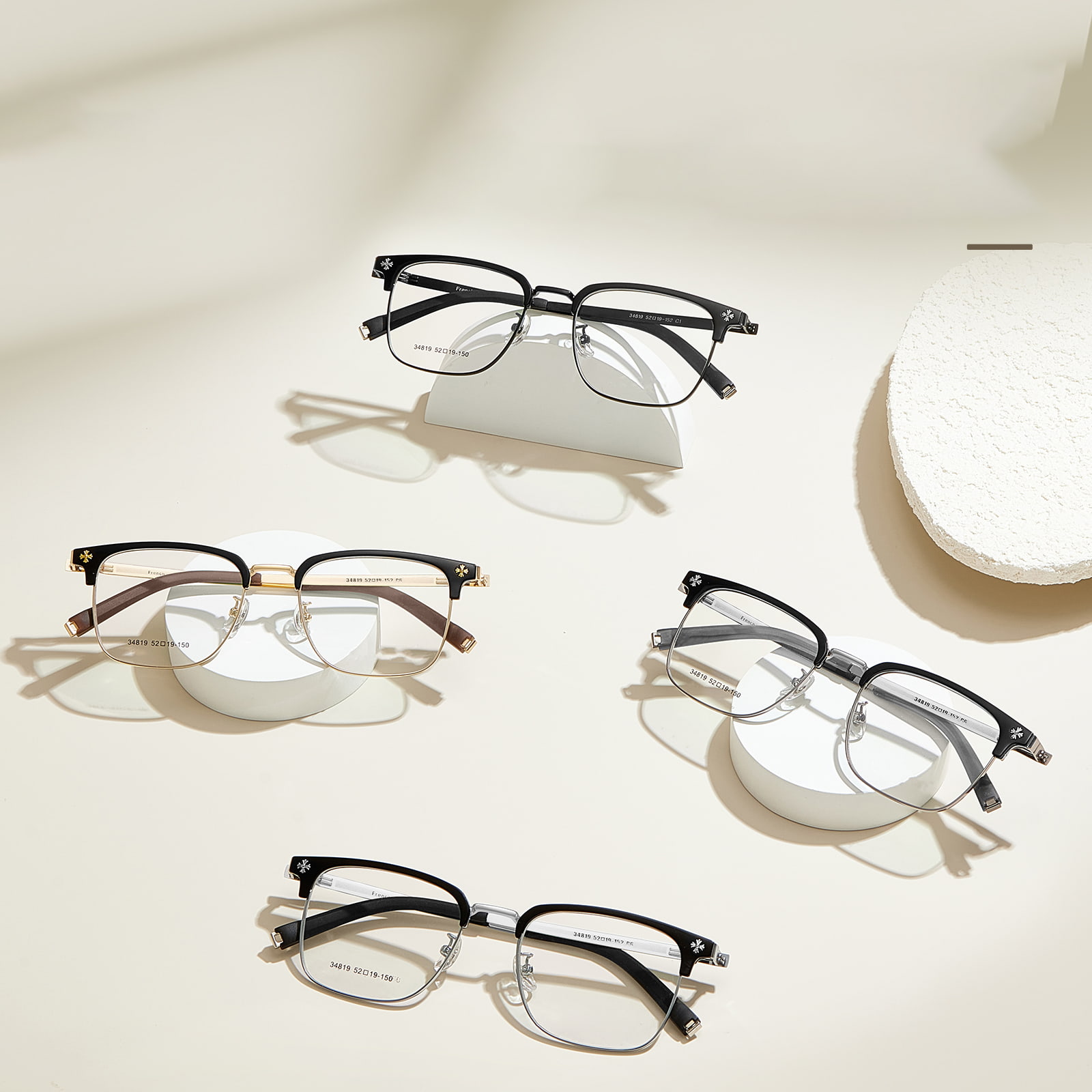 34819 Light Luxury High Elastic Bio Steel Alloy Glass