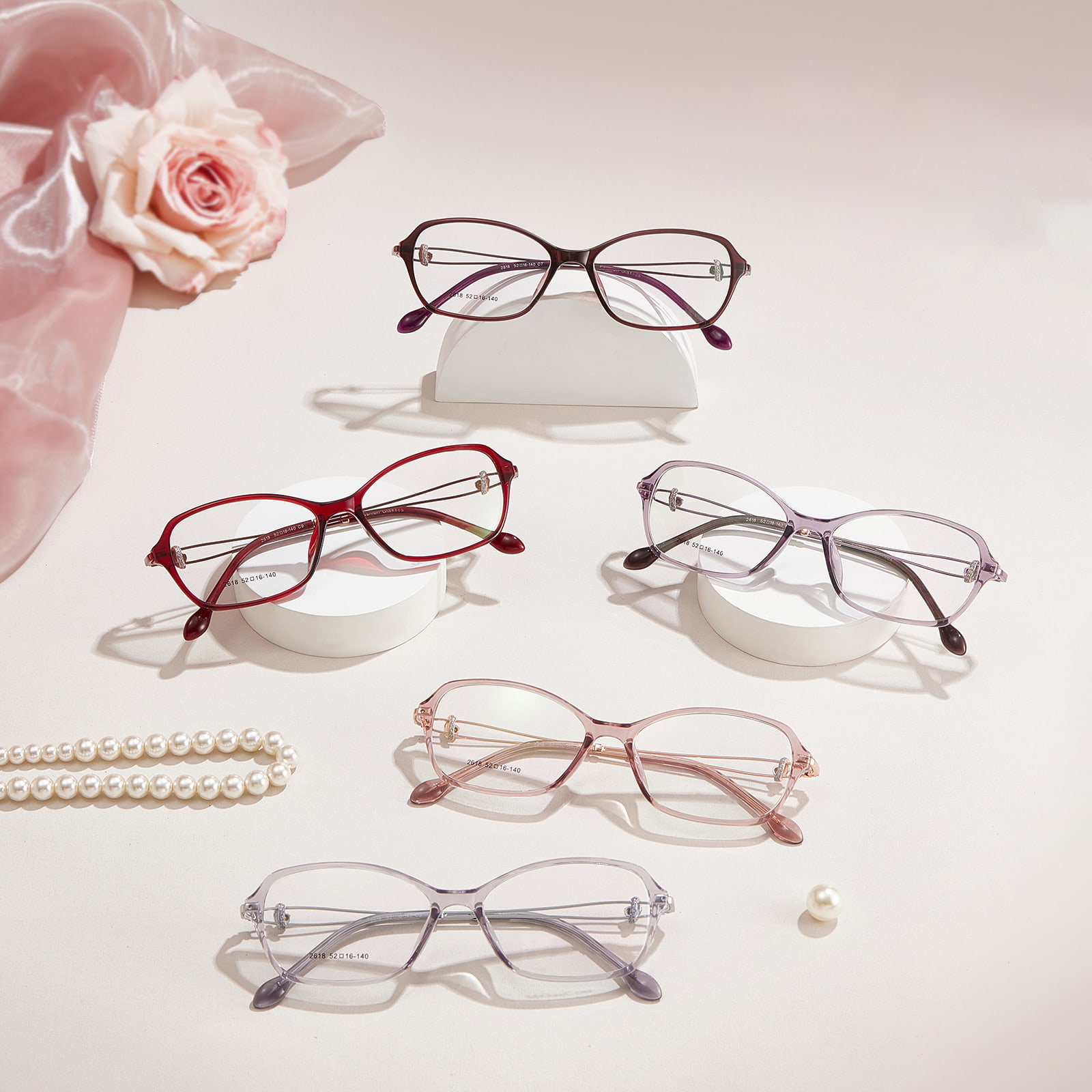 2618 Elegante Polygon TR90-briller