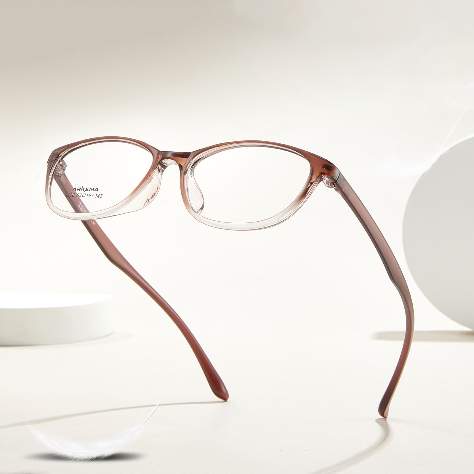 3526 Cat-Eye innfatning passer til TR90-briller