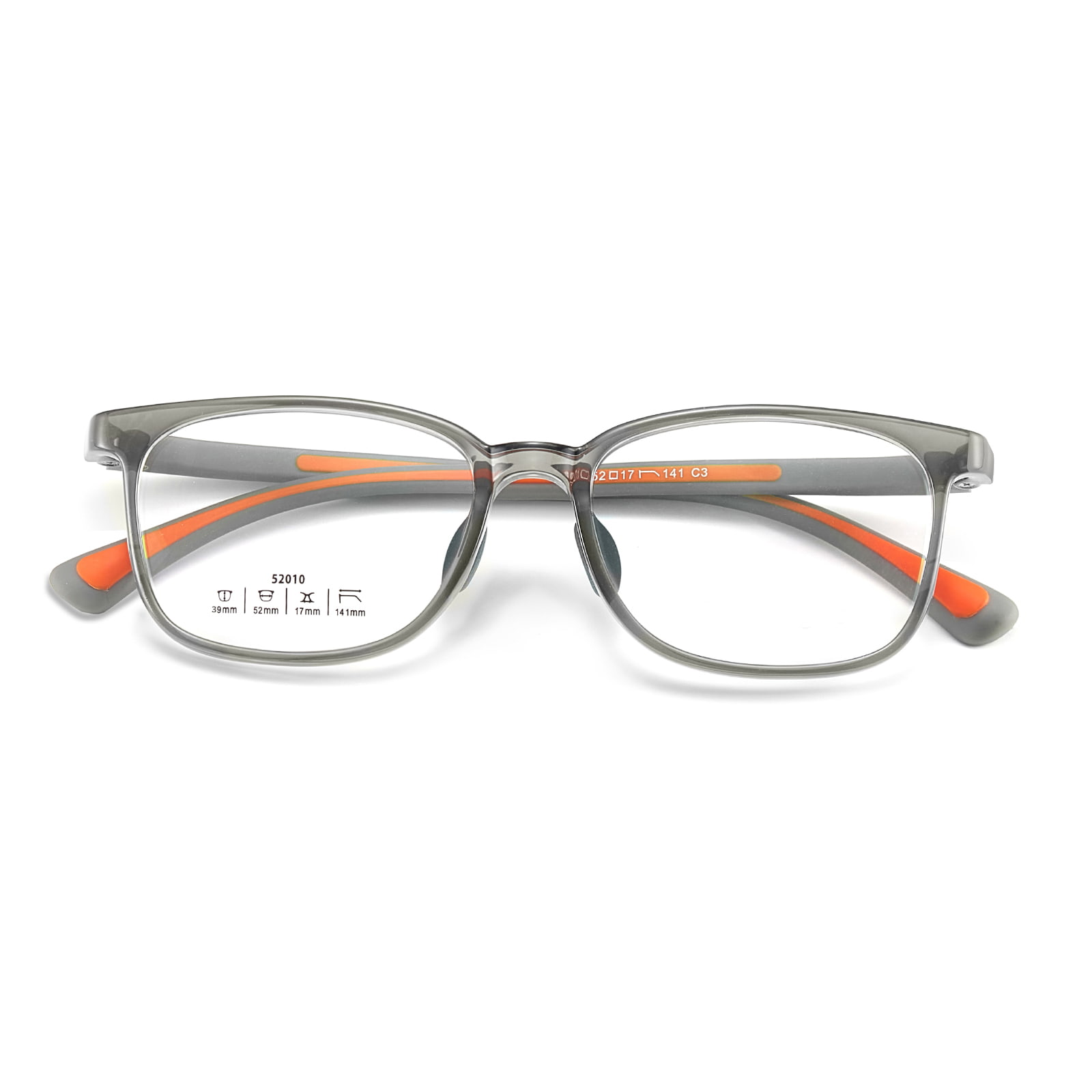 52010 Two-Tone TR Frame Avtakbar myk silikon neseputer Briller