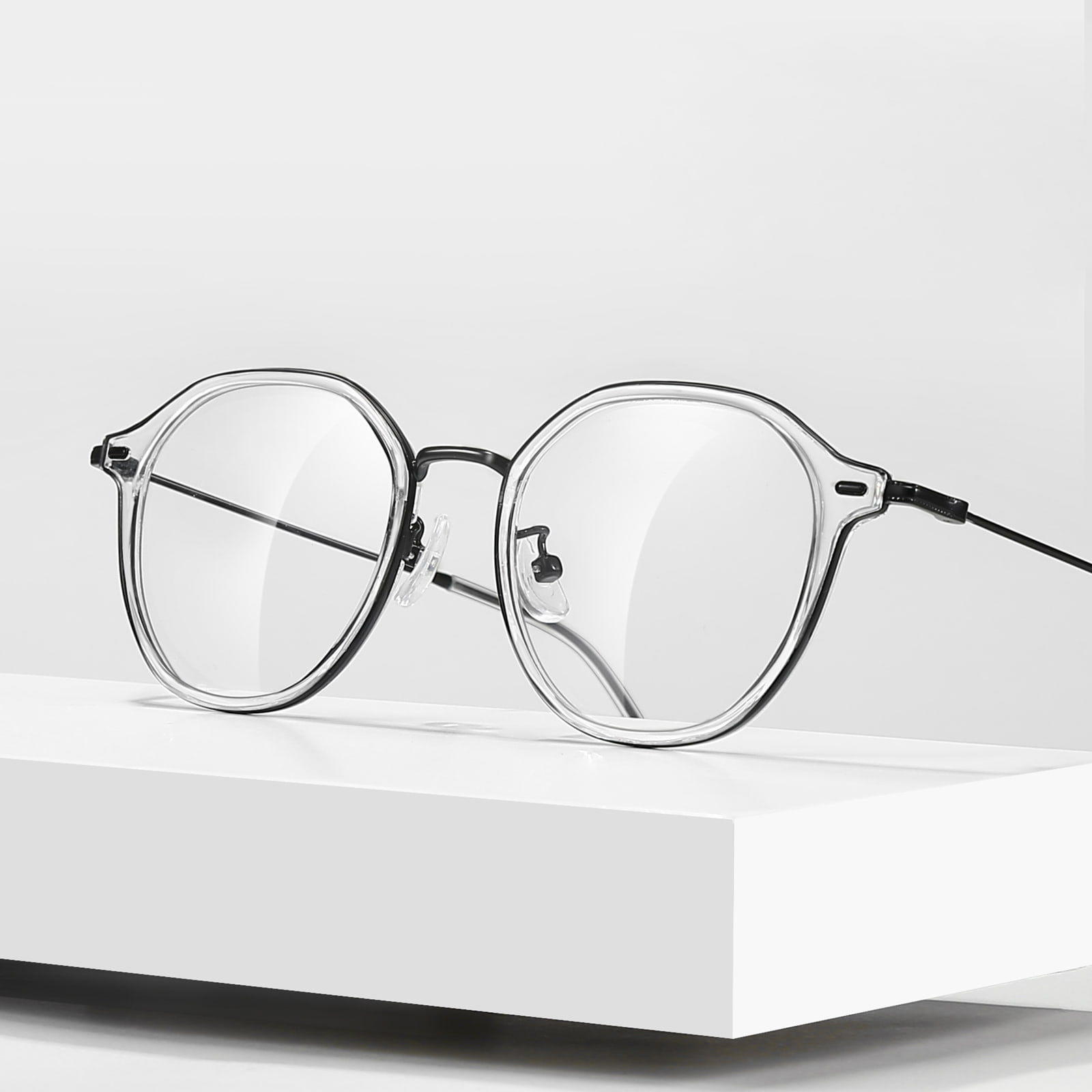 01341 Fritt justerbare gulllimbriller Anti-Blue Light Briller