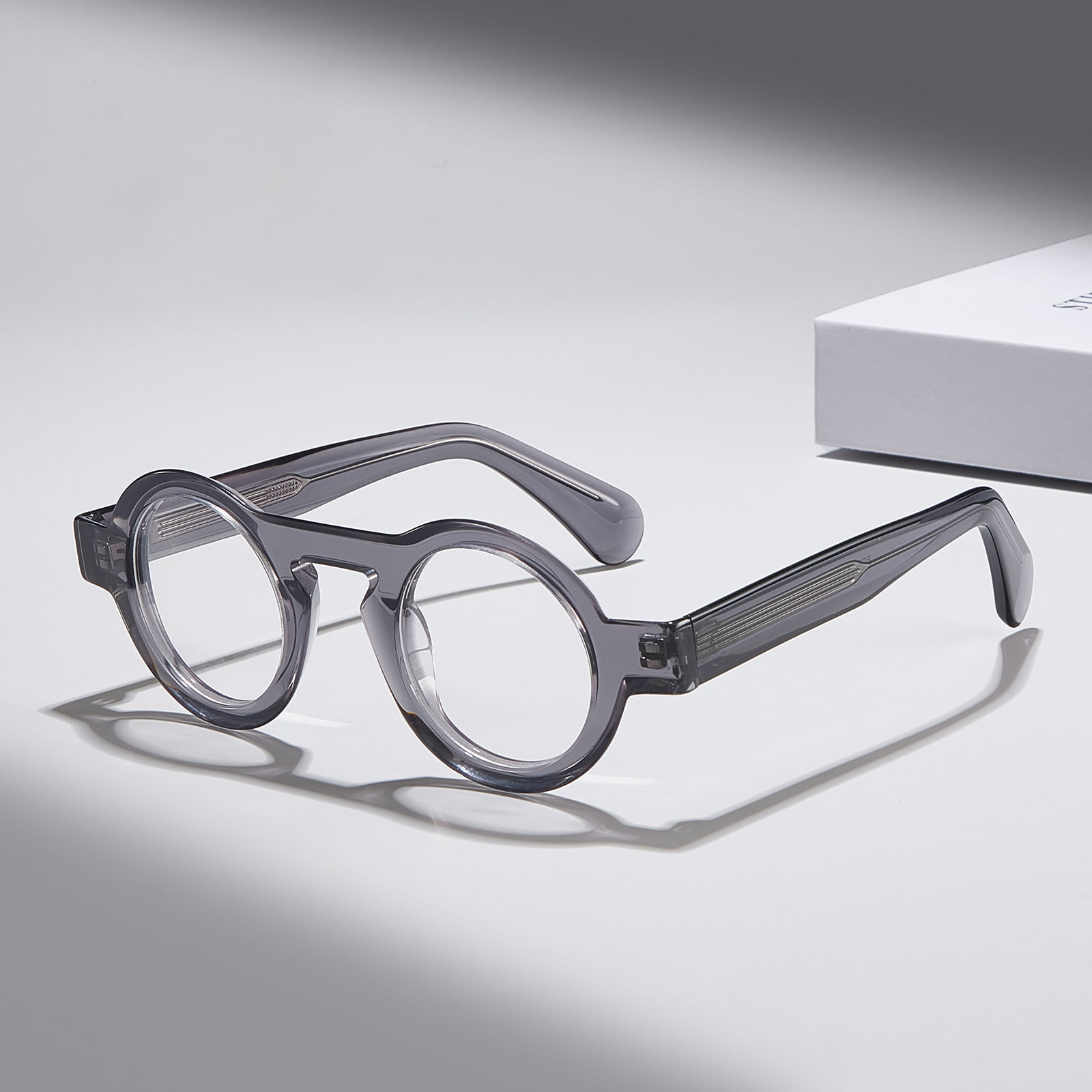 RD29001 Rock Small Rund Frame Acetate Glasses