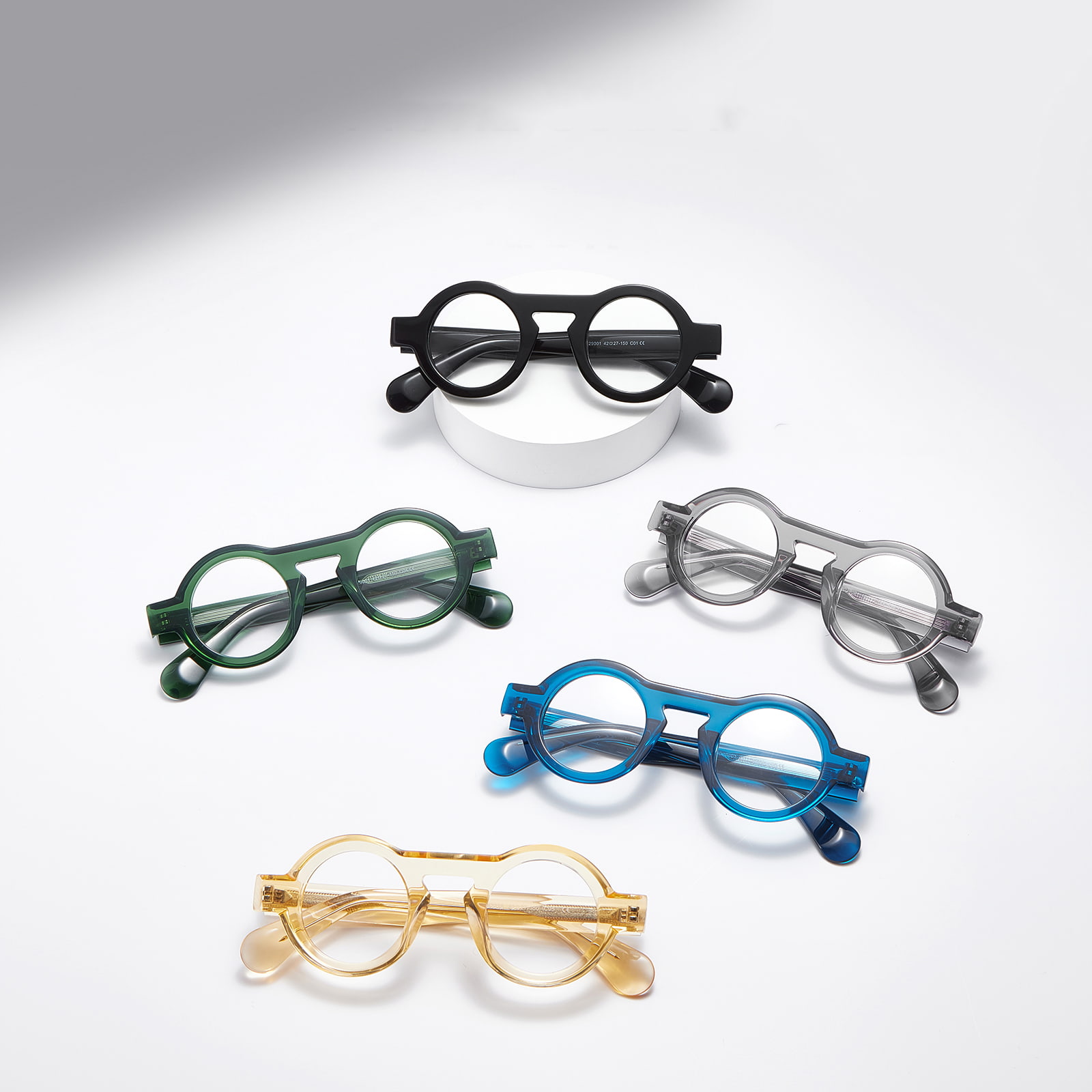 RD29001 Rock Small Rund Frame Acetate Glasses