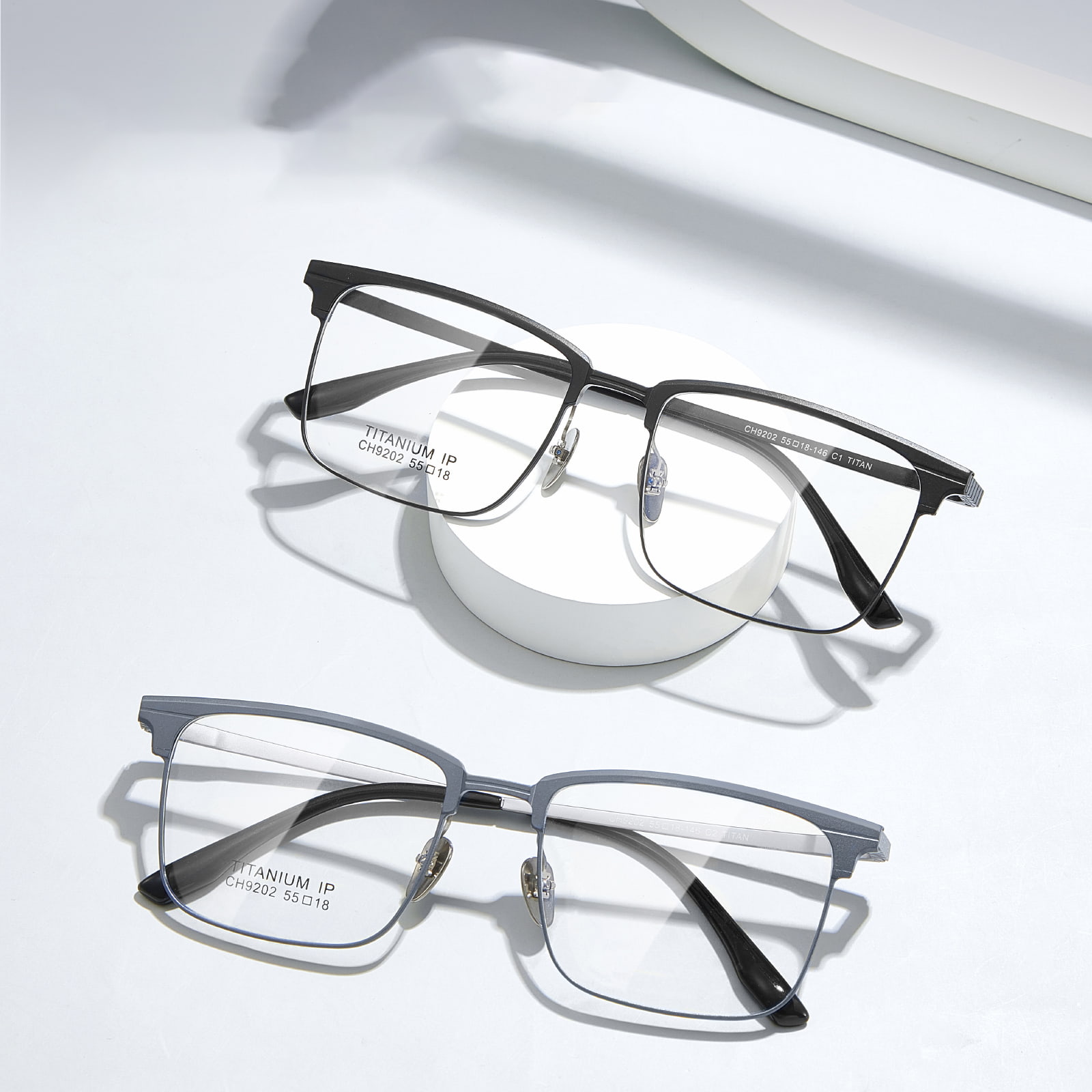 CH9202 Fint utskårne One-Piece Myopia tre-i-ett magnetiske solbriller