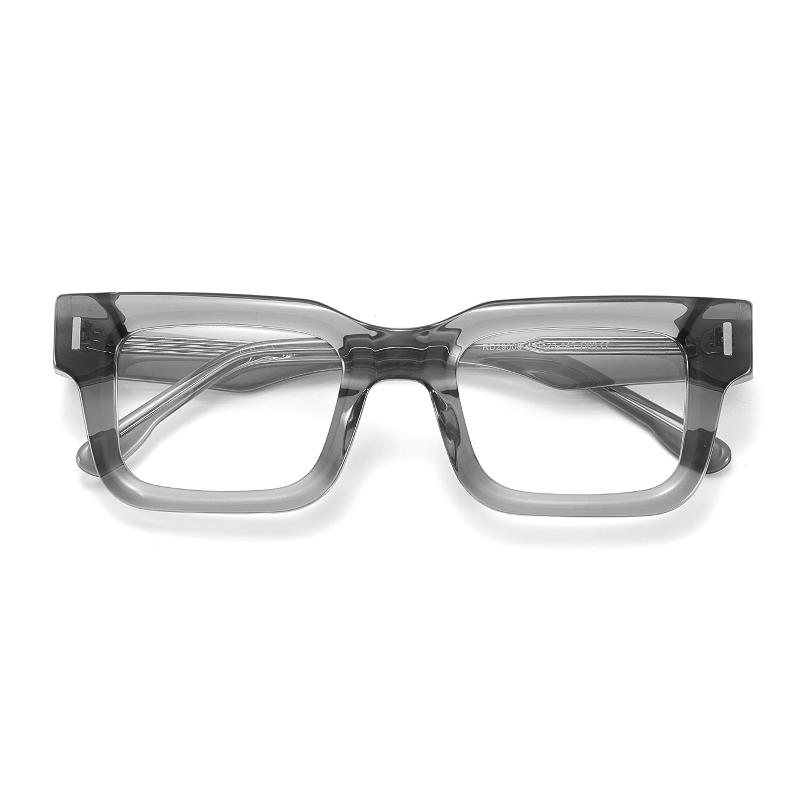 RD29008 Tykk ramme Transparente miljøvennlige akrylbriller