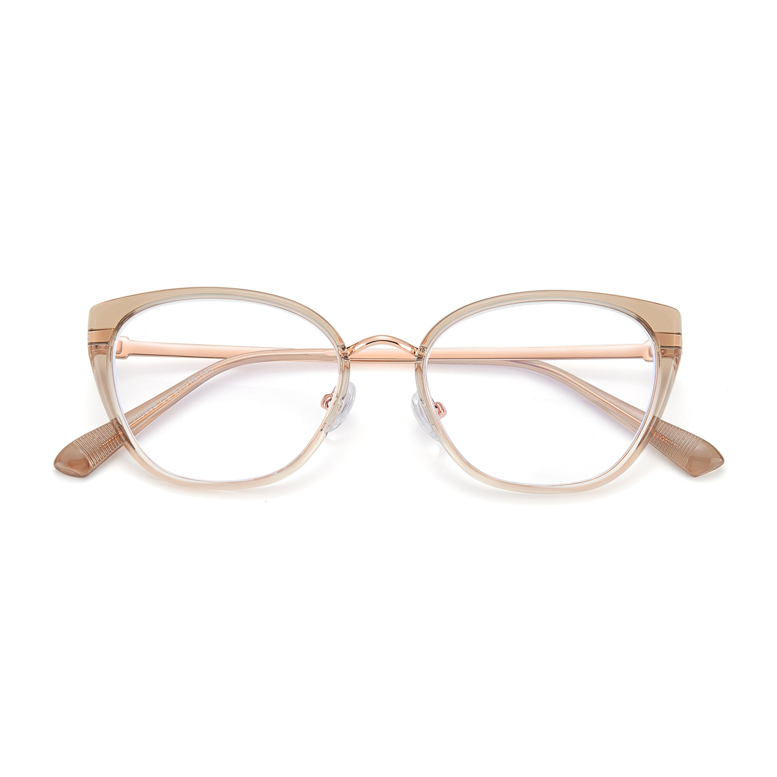 210448 Clear Cat-Eye stripete bokstaver med anti-blått lys