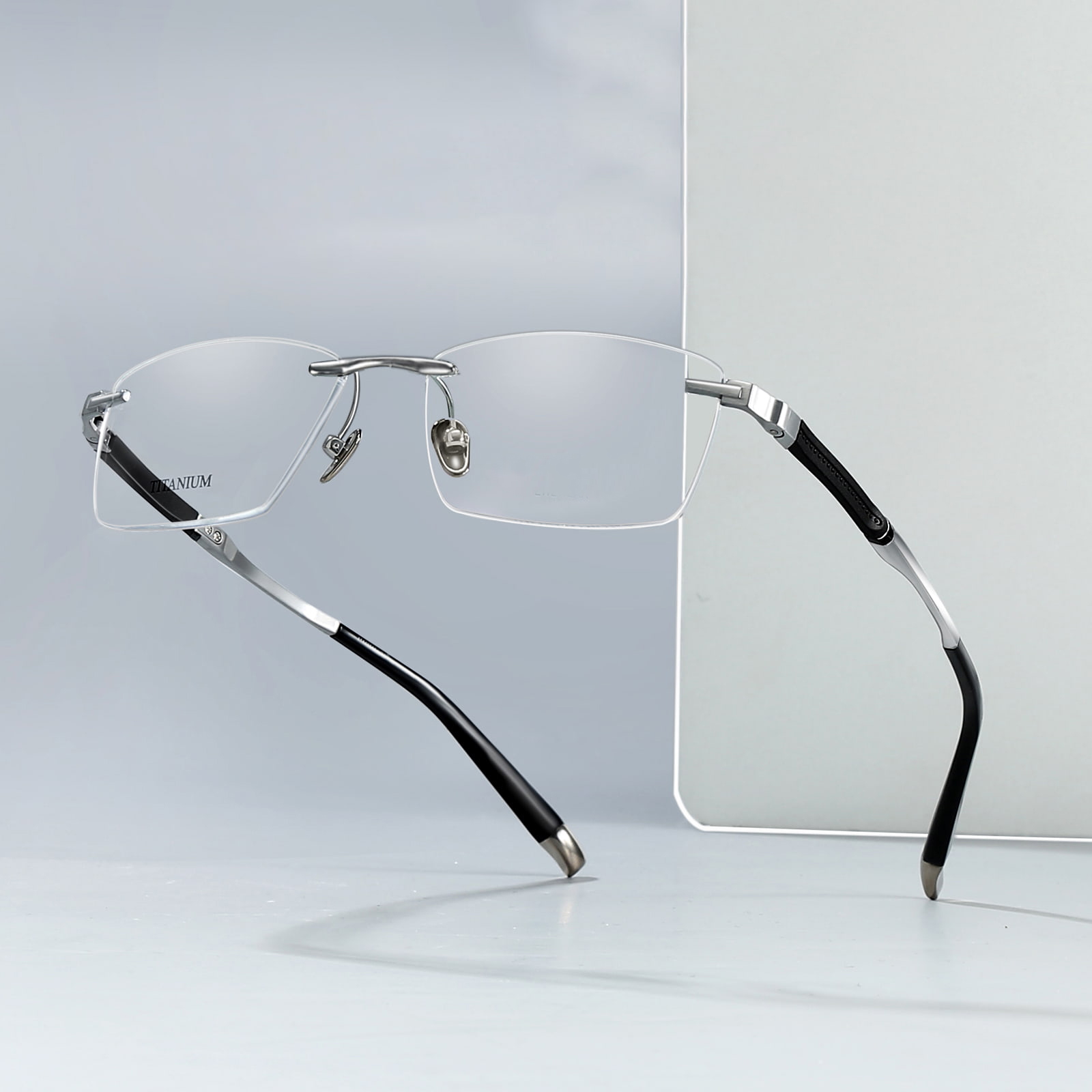9058 Rammeløse Anti-Break Edge Pure Titanium briller